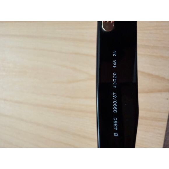 Authentic Burberry Square Black Sunglasses main image 7